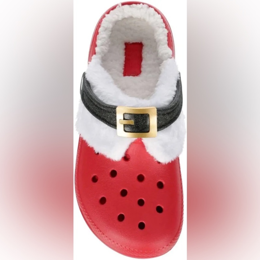 ⚡️🚚 MOVING SALE! BNWT CROCS Classic Lined Santa Clog